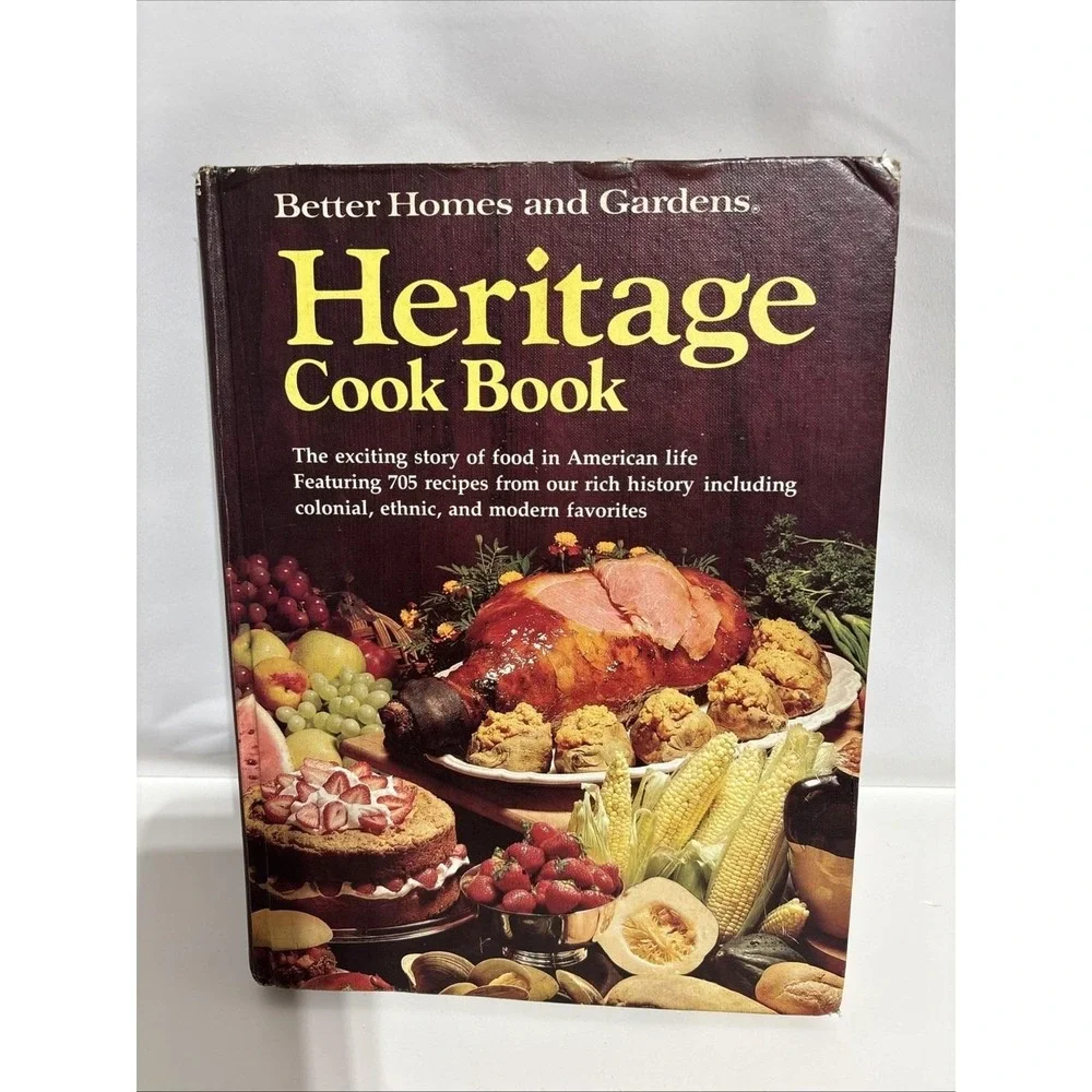 Vtg Better Homes &‎ Gardens Heritage Cook Book Hardcover 1975 American Recipes